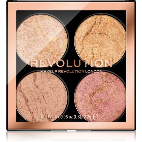 Makeup Revolution Cheek Kit paleta do twarzy odcień Fresh Perspective 4 x 2,2 g