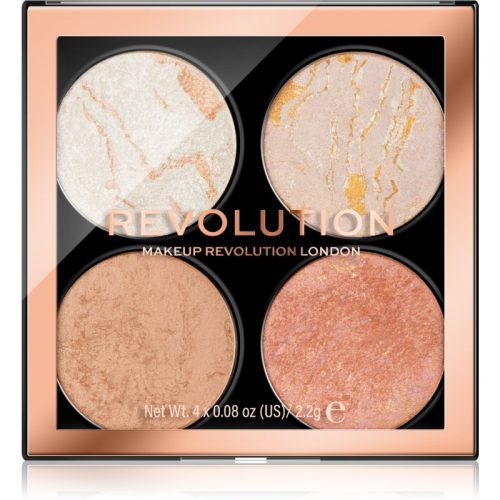 Makeup Revolution Cheek Kit paleta do twarzy odcień Take a Breather 4 x 2,2 g