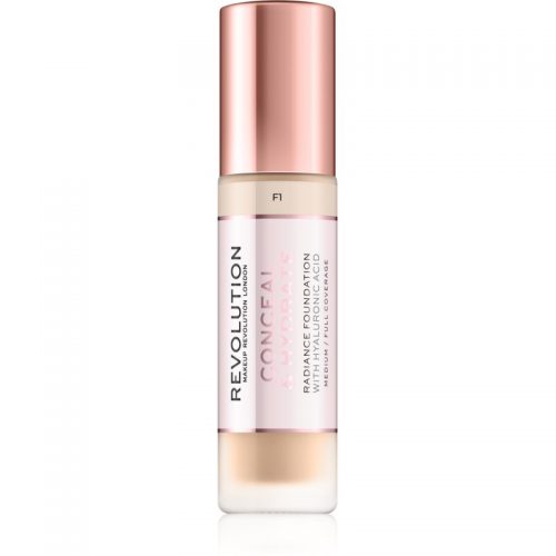 Makeup Revolution Conceal & Hydrate lekki nawilżający podkład odcień F1 23 ml