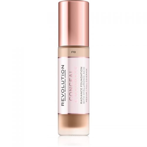 Makeup Revolution Conceal & Hydrate lekki nawilżający podkład odcień F10 23 ml