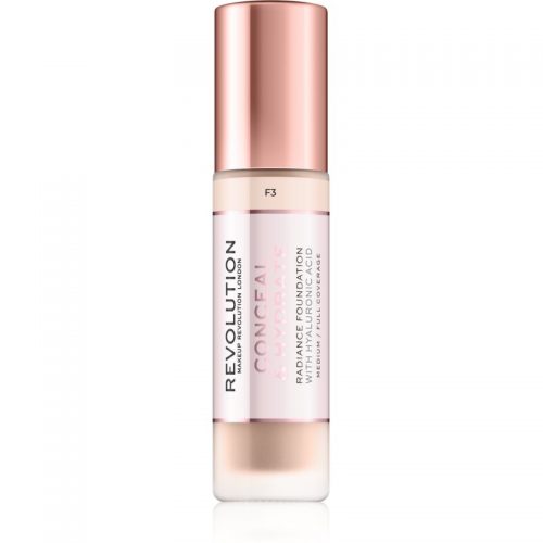 Makeup Revolution Conceal & Hydrate lekki nawilżający podkład odcień F3 23 ml