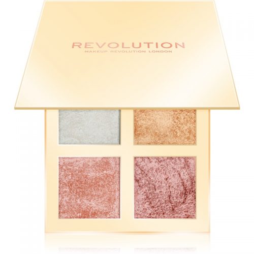 Makeup Revolution Face Quad paleta rozjaśniaczy odcień Incandescen 3,5 g