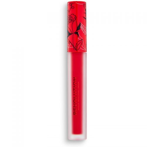 Makeup Revolution Halloween Vinyl Liquid Lip długotrwała szminka w płynie z wysokim połyskiem odcień Haunted 2,2 g