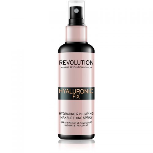Makeup Revolution Hyaluronic Fix spray utrwalający makijaż o dzłałaniu nawilżającym 100 ml