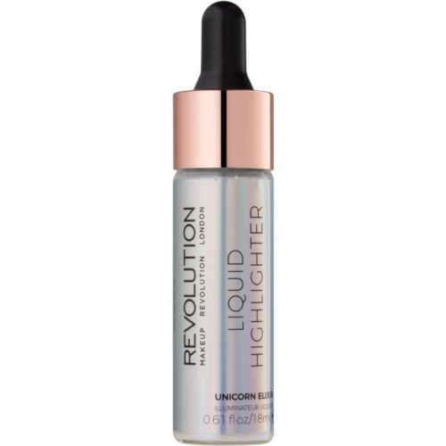 Makeup Revolution Liquid Highlighter płynny rozjaśniacz odcień Unicorn Elixir 18 ml