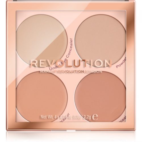 Makeup Revolution Matte Base paleta korektorów odcień C1 – C4 4 x 2,2 g