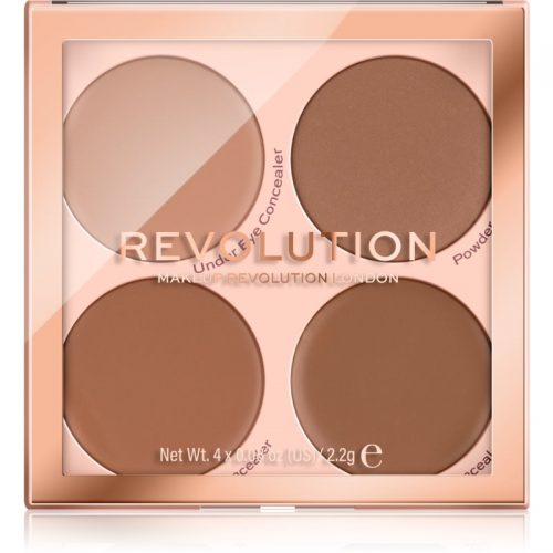 Makeup Revolution Matte Base paleta korektorów odcień C9 – C12 4 x 2,2 g