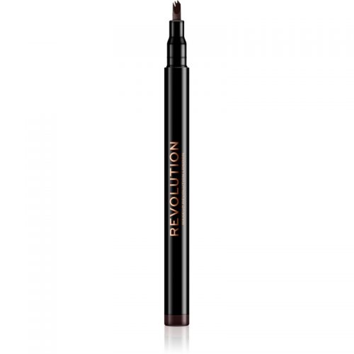 Makeup Revolution Micro Brow Pen precyzyjny ołówek do brwi odcień Dark Brown 1 ml