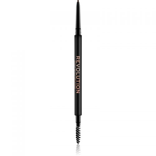 Makeup Revolution Precise Brow Pencil precyzyjny ołówek do brwi ze szczotką odcień Medium Brown 0,05 g