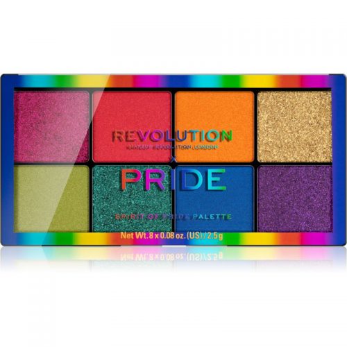 Makeup Revolution Pride paleta cieni do powiek 8 kolorów 20 g