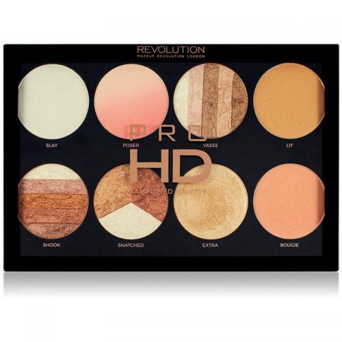 Makeup Revolution Pro HD Brighter Than My Future paleta rozjaśniaczy 8 x 4 g
