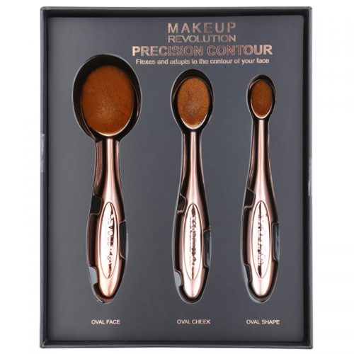Makeup Revolution Pro Precision Brush zestaw pędzli do konturowania 3 szt.
