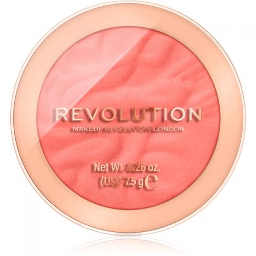 Makeup Revolution Reloaded pudrowy róż dla długotrwałego efektu odcień Coral Dream 7,5 g