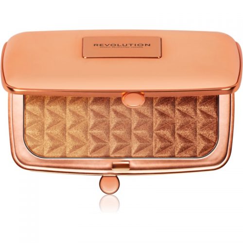 Makeup Revolution Renaissance Illuminate paleta rozjaśniaczy odcień Blissful Bronze 14 g