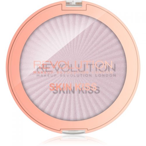 Makeup Revolution Skin Kiss rozświetlacz do oczu i twarzy odcień Pink Kiss 14 g