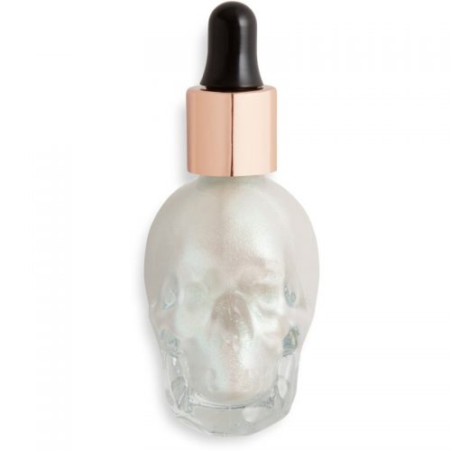 Makeup Revolution Skull płynny rozświetlacz z zakraplaczem odcień Ghosted! 13 ml