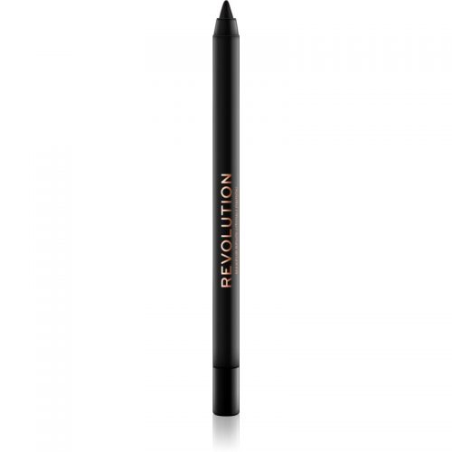 Makeup Revolution Smoky Waterproof żelowa kredka do oczu wodoodporna odcień Black 0,8 g