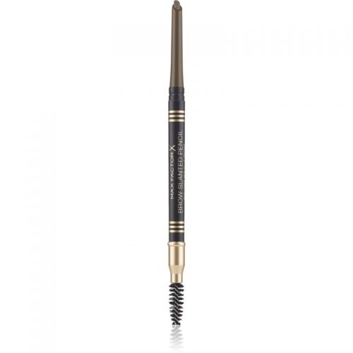 Max Factor Brow Slanted Pencil automatyczna kredka do brwi ze szczotką odcień 03 Dark Brown