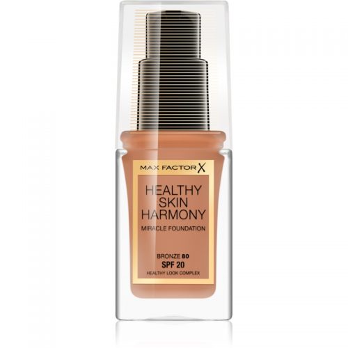 Max Factor Healthy Skin Harmony podkład w płynie SPF 20 odcień 80 Bronze 30 ml
