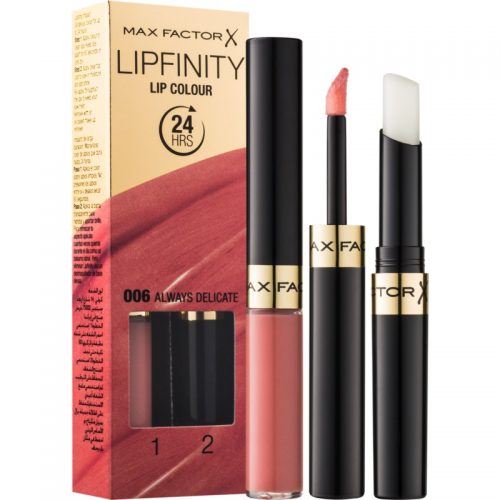 Max Factor Lipfinity trwała szminka z balsamem odcień 006 Always Delicate