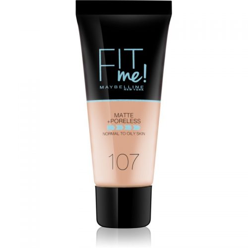 Maybelline Fit Me! Matte+Poreless matujący podkład do skóry normalnej i mieszanej odcień 107 Rose Beige 30 ml