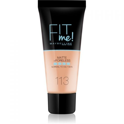 Maybelline Fit Me! Matte+Poreless matujący podkład do skóry normalnej i mieszanej odcień 113 Opal Rose 30 ml