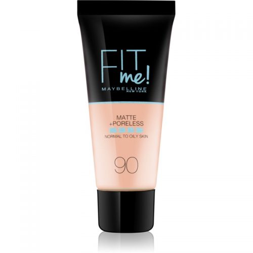 Maybelline Fit Me! Matte+Poreless matujący podkład do skóry normalnej i mieszanej odcień 90 Alabaster 30 ml