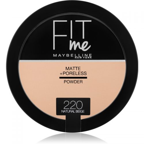Maybelline Fit Me! Matte+Poreless puder matujący odcień 220 Natural Beige 14 g