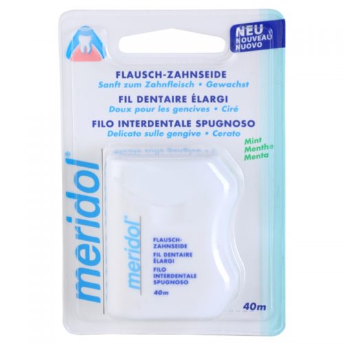 Meridol Dental Care woskowana nić dentystyczna o smaku mięty 40 m