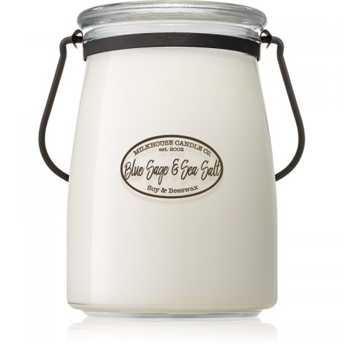 Milkhouse Candle Co. Creamery Blue Sage & Sea Salt świeczka zapachowa Butter Jar 624 g