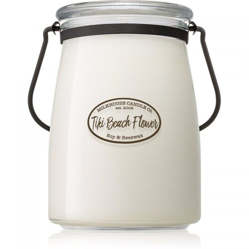 Milkhouse Candle Co. Creamery Tiki Beach Flower świeczka zapachowa Butter Jar 624 g