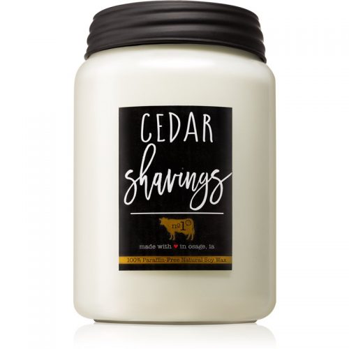 Milkhouse Candle Co. Farmhouse Cedar Shavings świeczka zapachowa Mason Jar 737 g