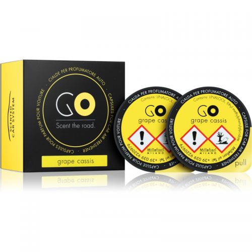 Millefiori GO Grape Cassis odświeżacz do samochodu napełnienie 2 szt.