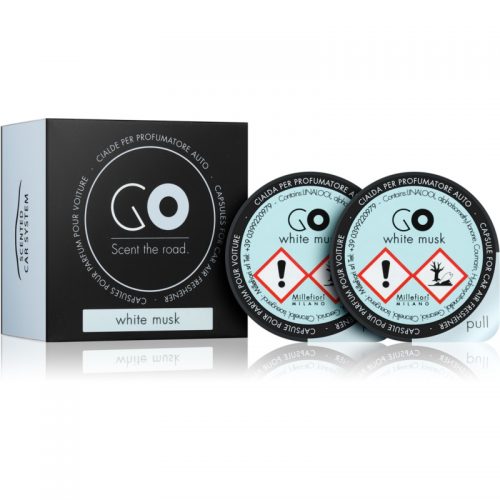 Millefiori GO White Musk odświeżacz do samochodu napełnienie 2 szt.