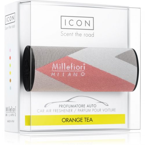 Millefiori Icon Orange Tea odświeżacz do samochodu Textile Geometric