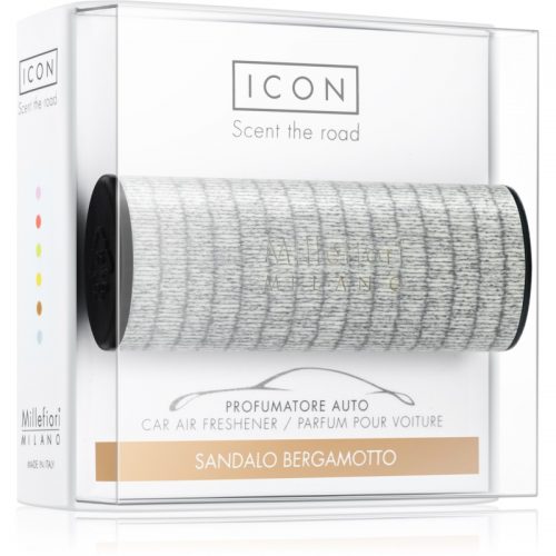Millefiori Icon Sandalo Bergamotto odświeżacz do samochodu Wood