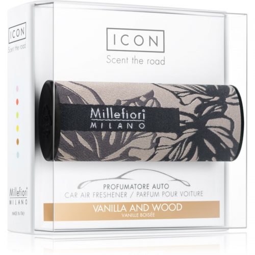 Millefiori Icon Vanilla & Wood odświeżacz do samochodu Textile Geometric