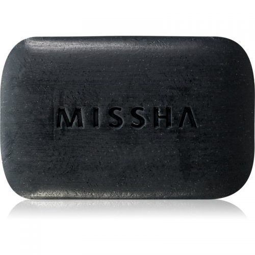 Missha Black Ghassoul mydło oczyszczające do skóry trądzikowej 80 g