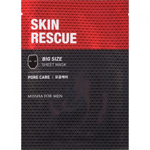 Missha For Men Skin Rescue platynowa maska z oczyszczającym efektem dla mężczyzn 25 g