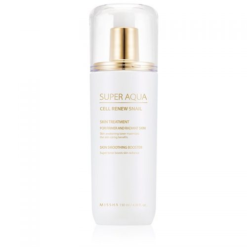Missha Super Aqua Cell Renew Snail tonik ujędrniający z ekstraktem ze śluzu ślimaka 130 ml