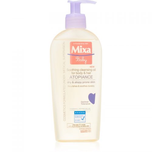 MIXA Atopiance kojący oczyszczający olejek do włosów i skóry ze skłonnością do atopii 250 ml
