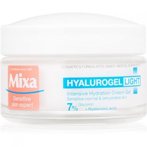 MIXA Hyalurogel Light krem nawilżający do twarzy z kwasem hialuronowym 50 ml