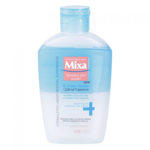 MIXA Optimal Tolerance dwufazowy płyn do demakijażu oczu 125 ml
