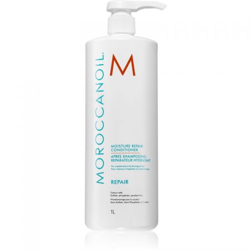 Moroccanoil Moisture Repair odżywka do włosów zniszczonych zabiegami chemicznymi bez siarczanów 1000 ml