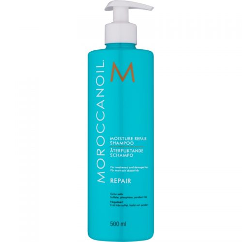 Moroccanoil Moisture Repair szampon do włosów zniszczonych zabiegami chemicznymi 500 ml