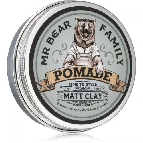 Mr Bear Family Matt Clay matująca pomada do włosów 100 ml