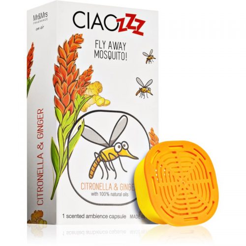 Mr & Mrs Fragrance Ciaozzz Citronella & Ginger napełnianie do dyfuzorów kapsułki (Mosquito Repellent)