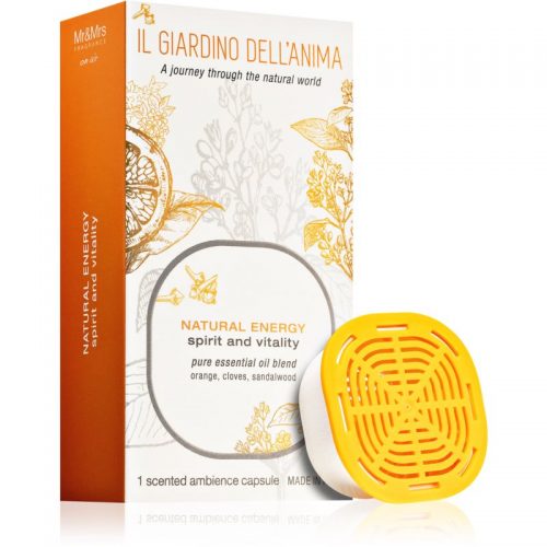 Mr & Mrs Fragrance Il Giardino Dell’Anima Natural Energy napełnianie do dyfuzorów kapsułki (Spirit and Vitality)