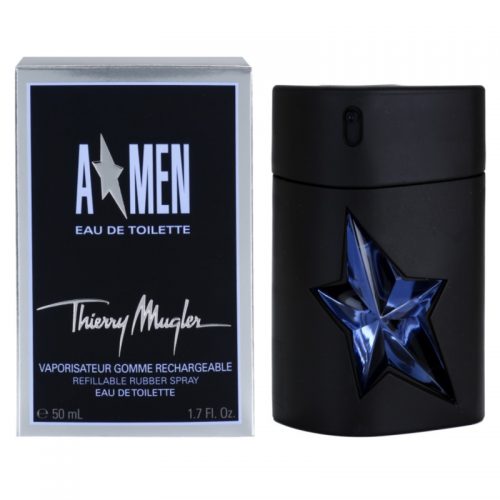 Mugler A*Men woda toaletowa flakon napełnialny dla mężczyzn Rubber Flask 50 ml