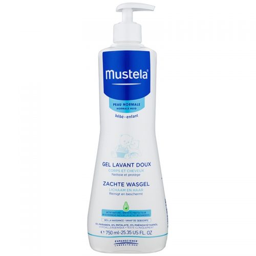 Mustela Bébé Bain żel do mycia ciała i włosów dla dzieci 750 ml